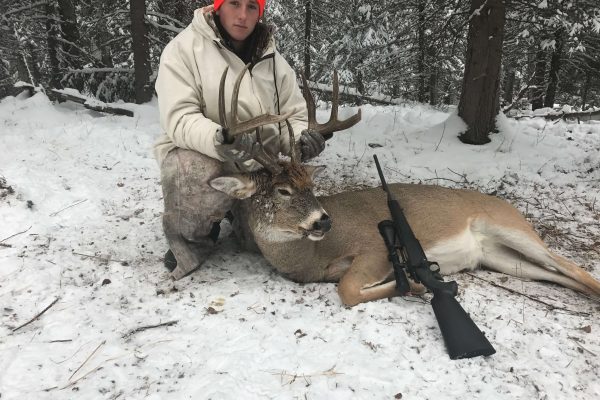 Colby and his first Saskatchewan Whitetail Buck