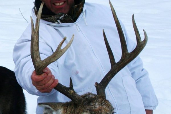 David’s fighter White Tail Deer Buck at Elusive Saskatchewan Whitetail Outfitter