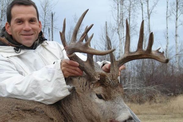 Edward’s 18 point White Tail Deer Buck at Elusive Saskatchewan Whitetail Outfitter