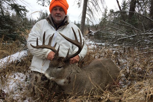 Kevin and his first Saskatchewan Muzzle loader Whitetail Buck