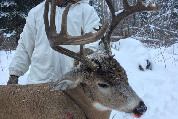 Kyle with his Saskatchewan Whitetail Buck