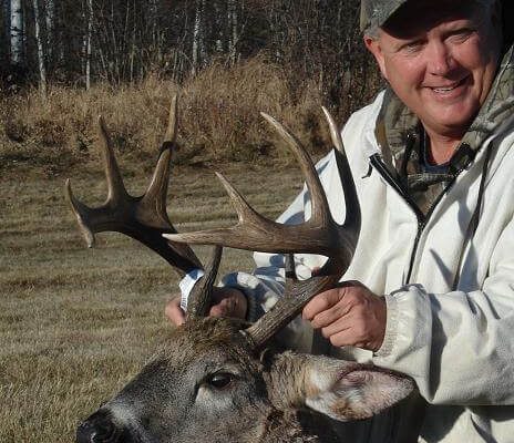 Ten Point White Tail Deer Buck at Elusive Saskatchewan Whitetail Outfitter